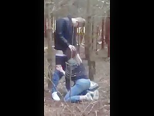 German caught sucking dick in the woods 4 pornstars