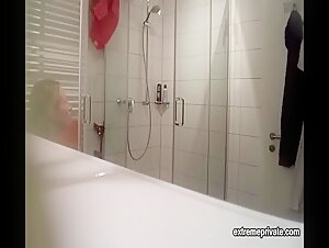 my wonderful stepmom spied in the shower